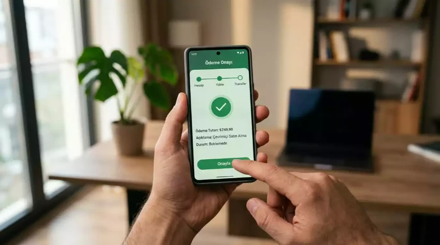 Jeton ile bahis sitelerine para yatırma adımlarını gösteren süreçsel görsel